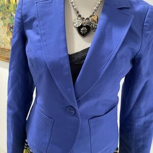 Willi Smith Royal Blue Women's Blazer